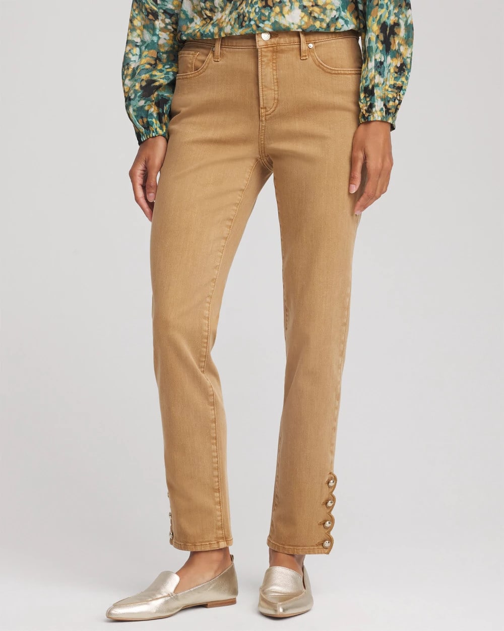 Girlfriend Slim Ankle Jeans