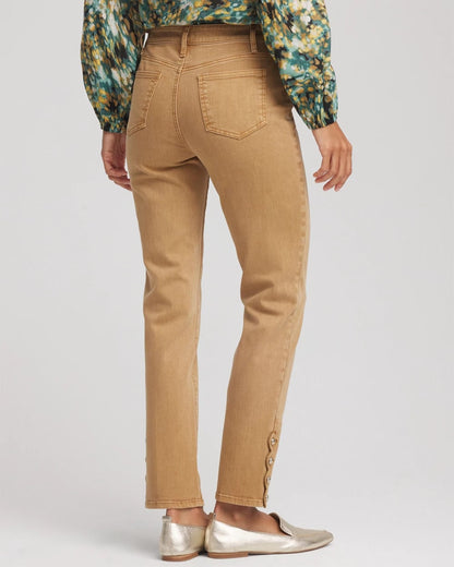 Girlfriend Slim Ankle Jeans